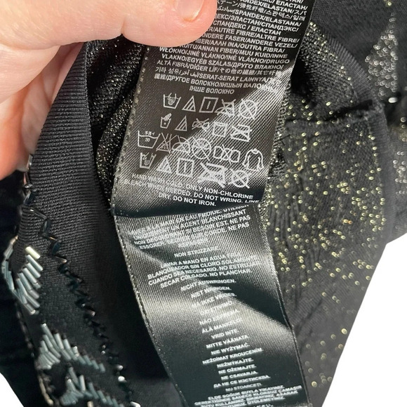 NWOT Marciano Tessa Beaded Embellished Bandage Dress in Black/Metallic Size XS - Picture 11 of 17